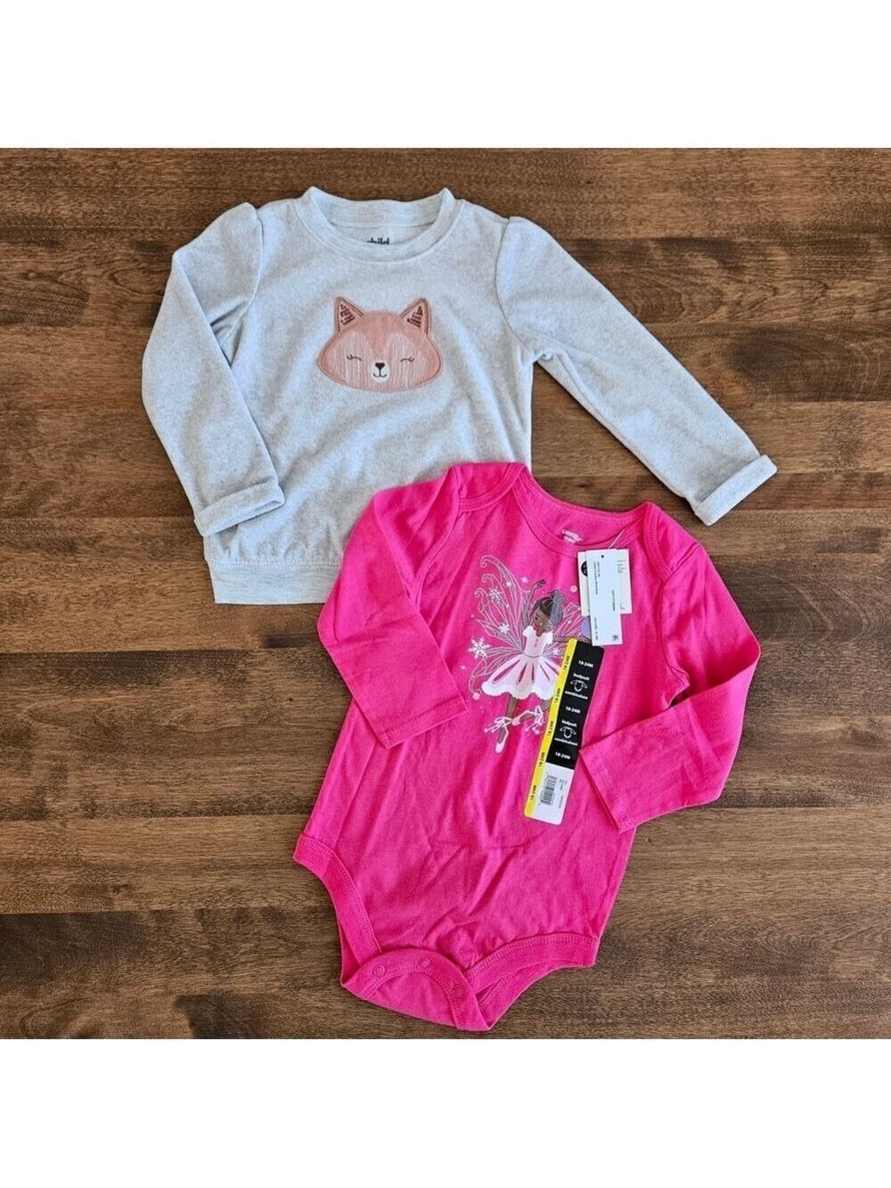 5/$25 George 18-24M Ballerina Bodysuit + Carter’s 24M Fox Top Bundle